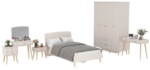 Афина Спальня 34-1200, кашемир серый