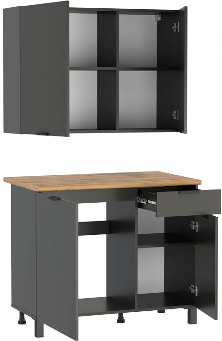 Кухня Венера 1000 Диамант серый