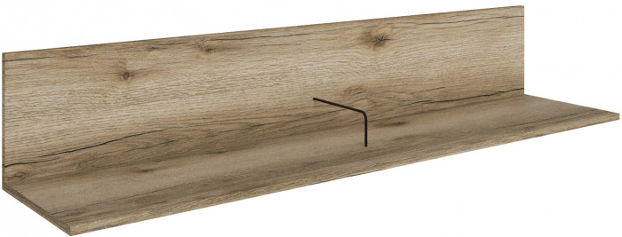 Полка навесная (открытая) Мадрид ПНО-2 (1,5) дуб делано