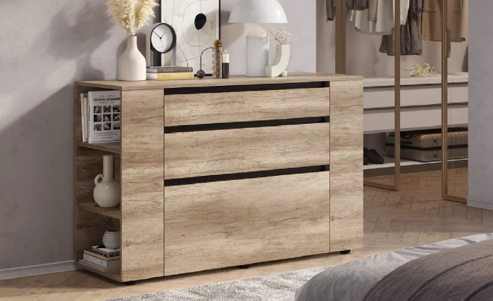 Комод Энигма КМ-06 дуб каньон/венге