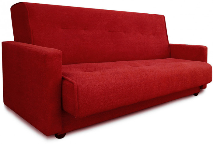 Диван Милан 120 красный ППУ