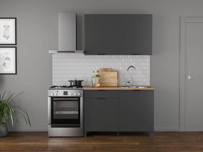 Кухня Венера 1200 Диамант серый