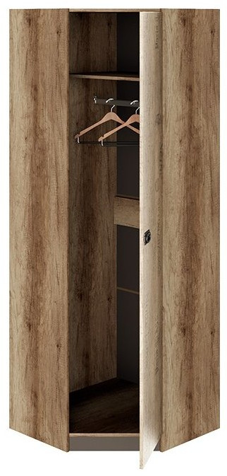 Пилигрим ТД-276.07.23 Шкаф угловой (Дуб Каньон светлый, Фон серый)