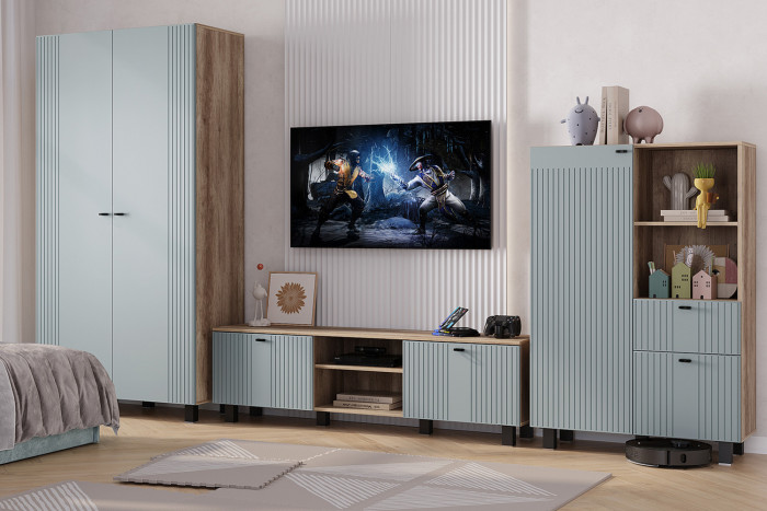 Шкаф Олива ШК-16, Дуб каньон, МФ11