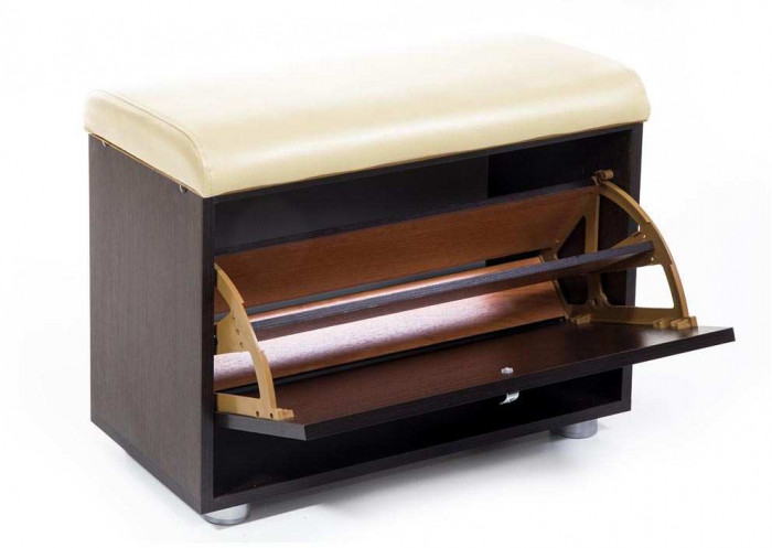 Обувница МС-1 венге/крем