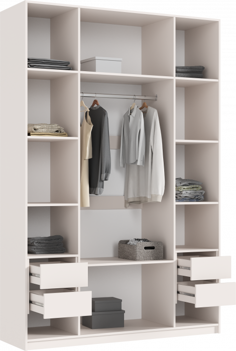 Марвэл Шкаф 4-х створчатый 1600, Кашемир, Кашемир