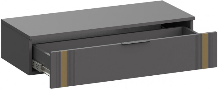 Модульная Прихожая Эмэ, набор №6, Графит/Графит золото