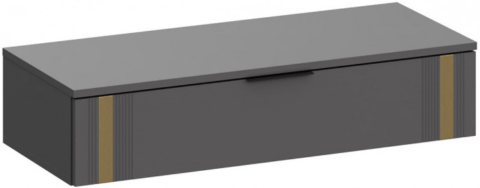 Модульная Прихожая Эмэ, набор №6, Графит/Графит золото