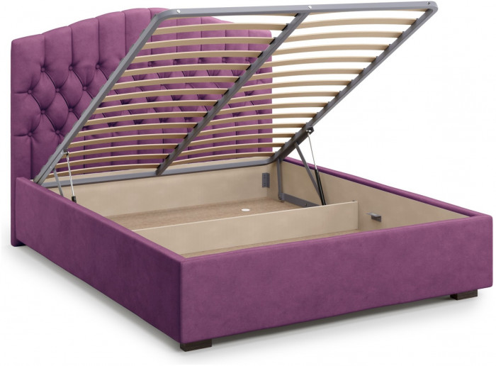 Кровать Lugano 140 с подъемным механизмом, Velutto 15