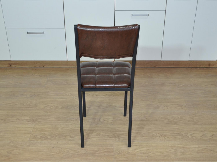 Стул Т / черный/коричневый