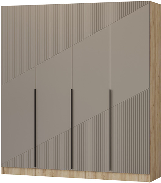 Шкаф Авис 2,0, Крафт золотой/Крема