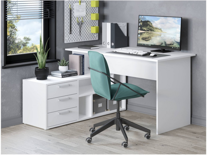 Стол компьютерный СК-11, ЛДСП (Ясень шимо темный)