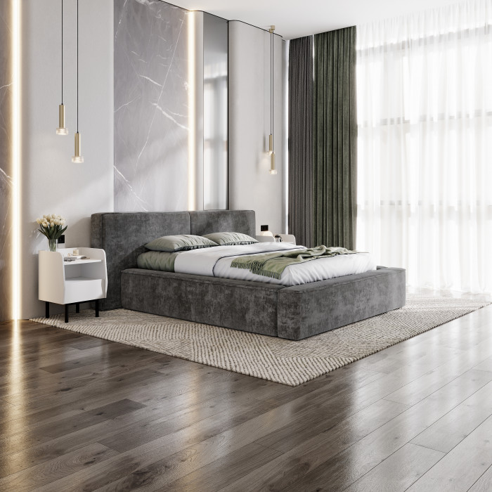 Кровать с подъемным механизмом Релакс КР-20 (1,6м), Грифельный