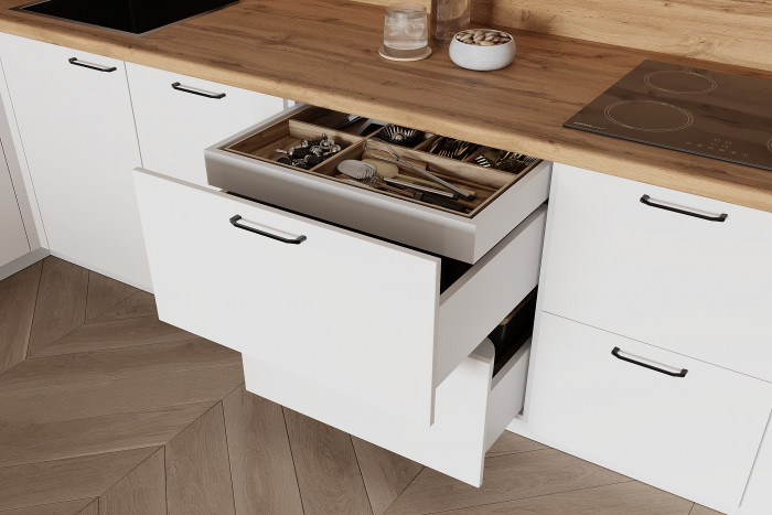 КГ Угловой 1500х3150 (без пм) , Белый софт матовый  Арника РМ в.3