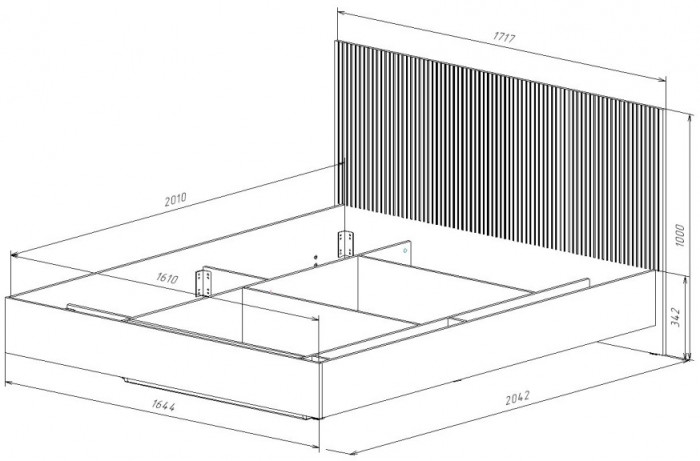 Модульная спальня Селена, композиция 2