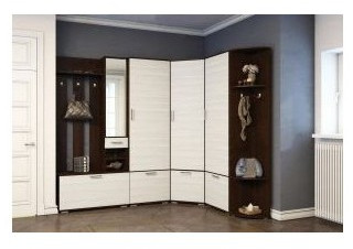 Модульная угловая прихожая Ника, композиция 5