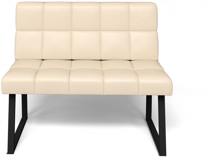 Кухонный диван Реал МД 1100 Крем/Черный муар