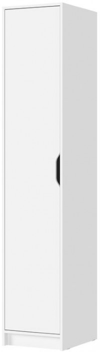 РУНА ШК 01 Шкаф 400 Фасад БЕЛЫЙ/Корпус БЕЛЫЙ