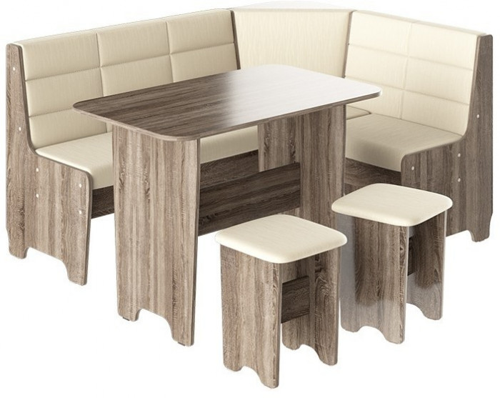 Техас Кухонный уголок Исп.2 (Дуб Сонома/Кашемир коричневый)