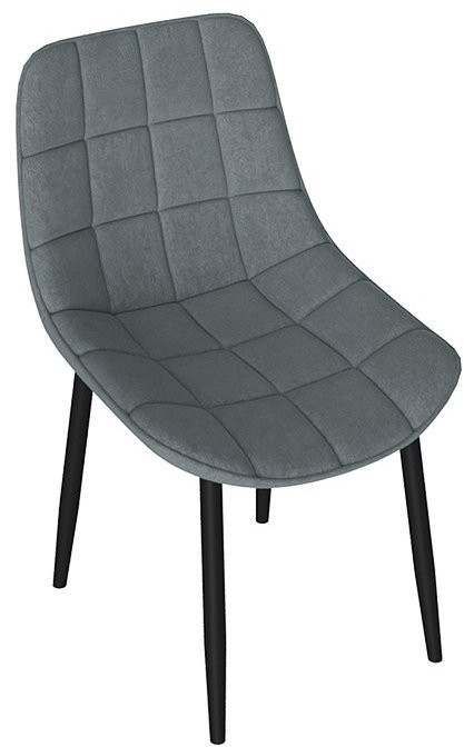 BOSTON Стул (Белый муар/Велюр V002 бургундия)