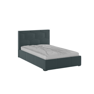 Манука Кровать интерьерная 140 серый, ПМ