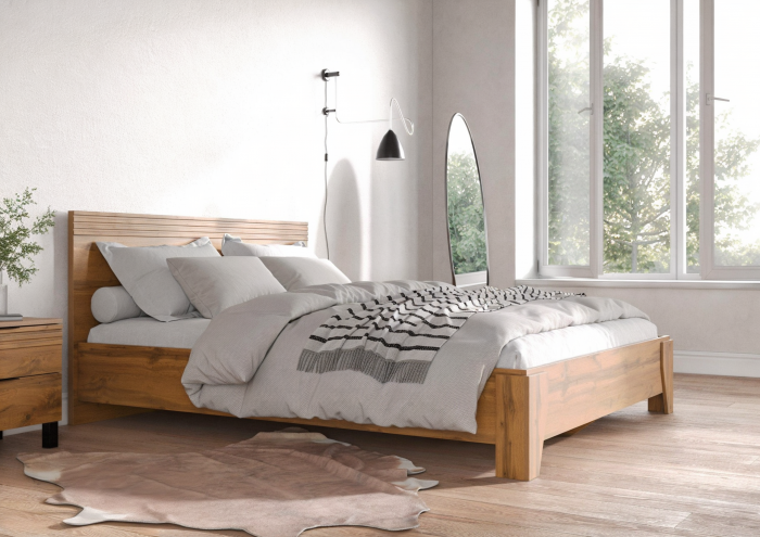 Модульная спальня Нао, набор №7, Дуб вотан (Профиль МДФ Дуб вотан)