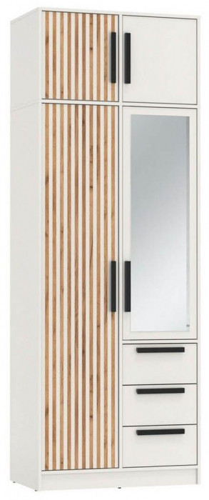 83.09 шкаф + 83.12 тумба Вегас Белый