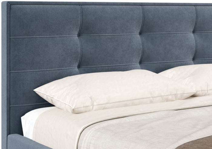 Кровать с подъёмным механизмом 1600 Римини, темно-серый 017