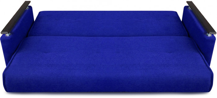 Раскладной диван-кровать, прямой, книжка, цвет синий, Милан Люкс 140