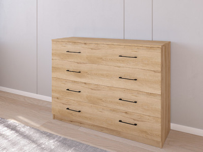 Комод 05/16 120х40х90 Эвок Прибрежный/Эвок прибрежный