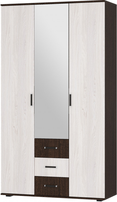 Гостиная Белла, венге/ясень белый. Комплект 2