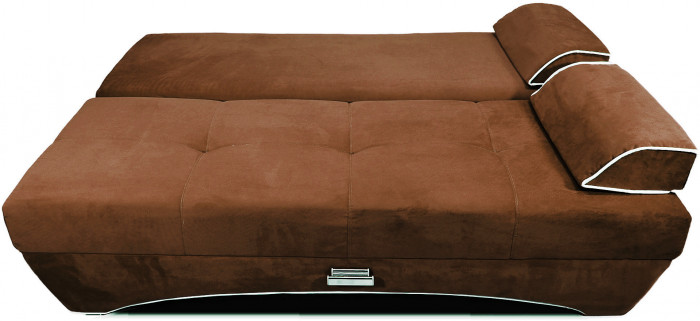 Диван Еврокнижка Валенсия коричневая