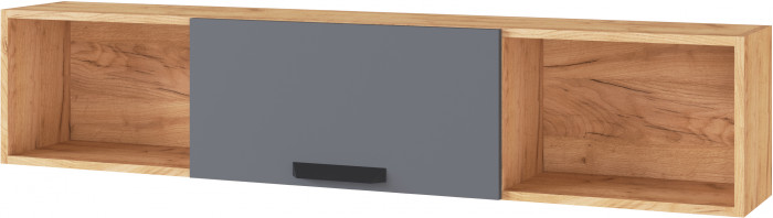 Модульный Офис Квартет-13, композиция 4, Дуб крафт золотой/Графит серый