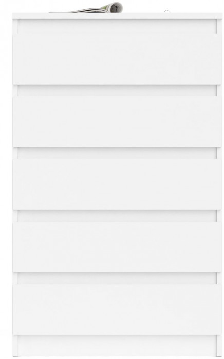 Мори Комод МК700.5, цвет белый, ШхГхВ 70,4х41х114 см.