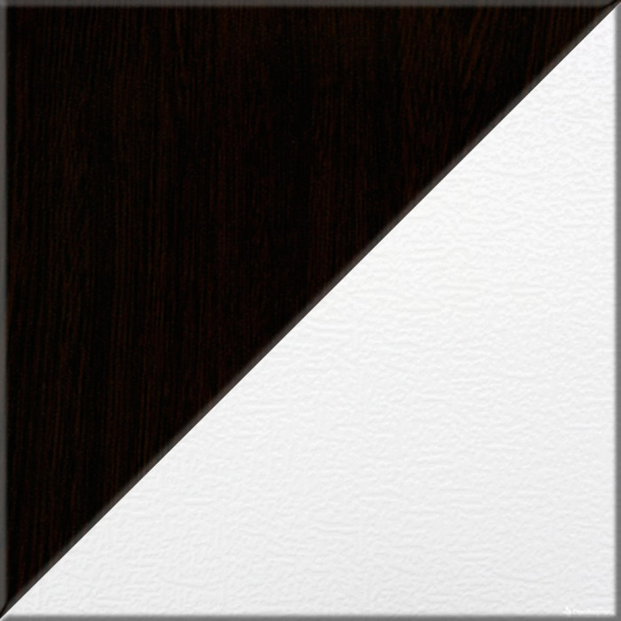 Две тумбы выкатных С-МД-3-02, цвет венге/белый шагрень, ШхГхВ 80х45х59 см.