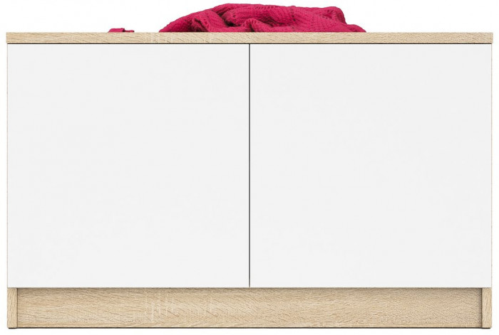Мори Тумба/антресоль МА900.1, дуб сонома/белый