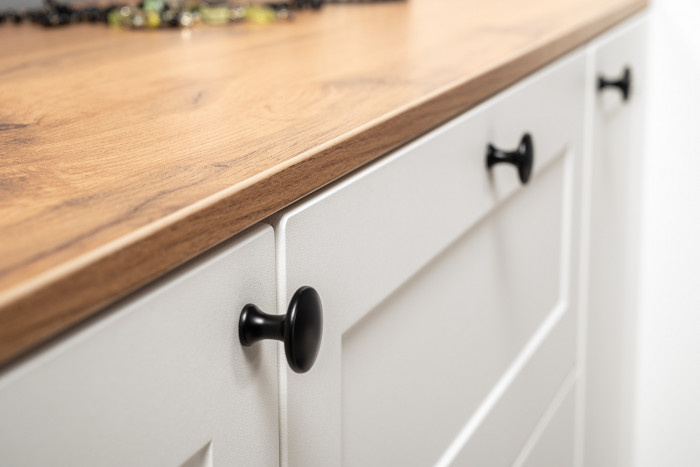 Остин 16.221 Комод + 13.257 Тумба, цвет белый шагрень/дуб крафт золотой, ШхГхВ 200х41,9х99,3 см., универсальная сборка