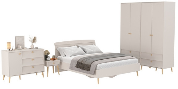 Афина Спальня 37-1600, кашемир серый