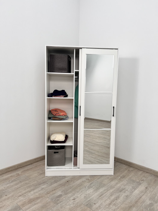 Шкаф-купе Стиль-2 1200, Дуб крафт золотой/Графит серый