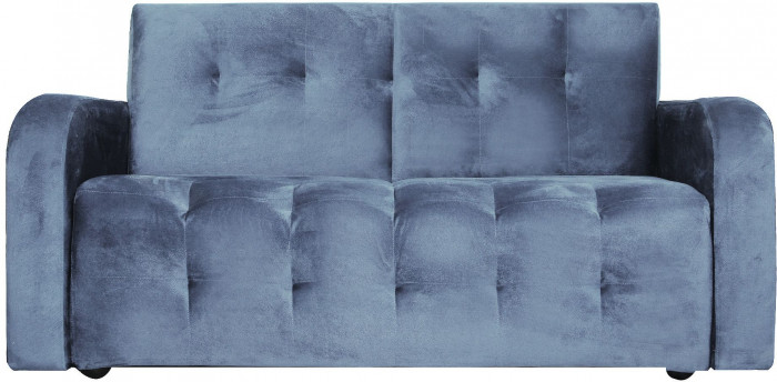 Диван прямой, материал велюр, цвет серый, для офиса, дома, гостиной, кухни Оксфорд