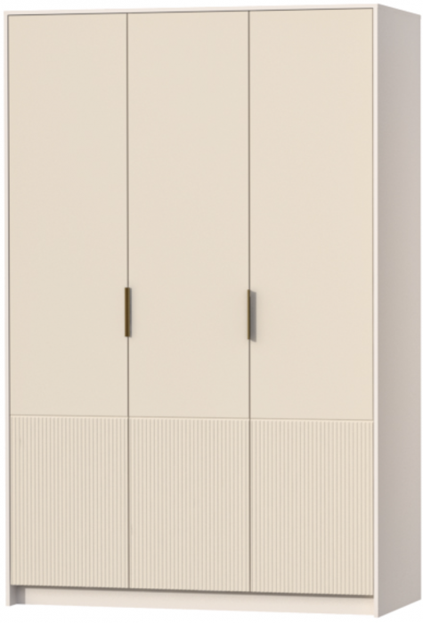 Шкаф 3-х створчатый Кэт-3, Кашемир/Тирамису матовый