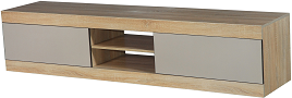 Тумба под ТВ для гостиной "Лондон" - Дуб сонома/Капучино светлый