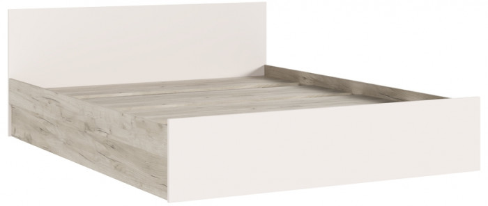 Кровать Бася 1,6м, Крафт серый/Кашемир