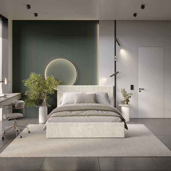 Кровать с подъемным механизмом Хлоя 1,6м, Миндаль