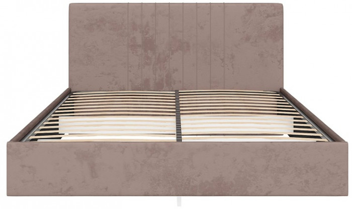 Кровать с латами Соло 140*200, Коричневый, бежевый