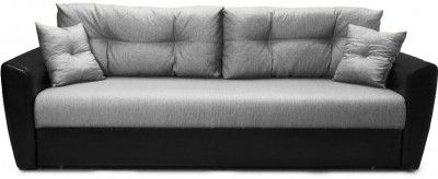 Диван еврокнижка Амстердам 160 рогожка серая НПБ