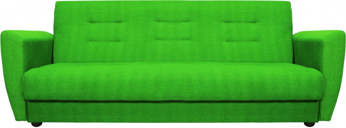 Диван Лира 140 зеленый , пружинный блок Боннель