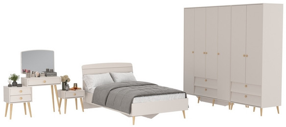 Афина Спальня 39-1200, кашемир серый