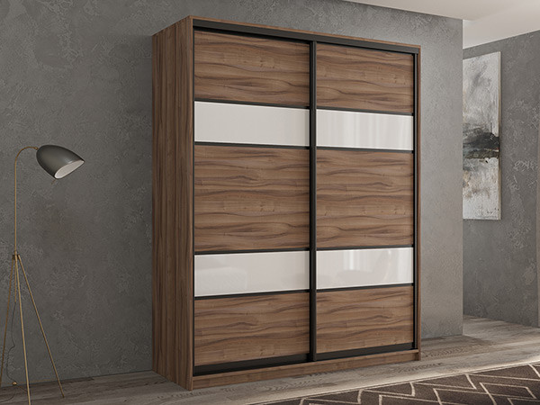 Шкаф-купе Кааппи 8 Орех Тьеполло 140х45х230 см