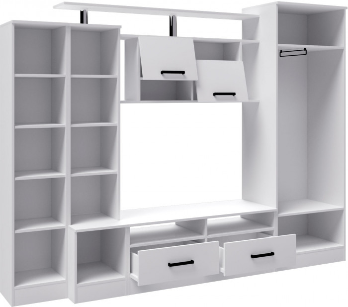 Гостиная Оскар-5 (2500*1920*450) белый